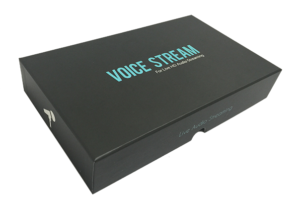 voice stream broadcaster packaging
